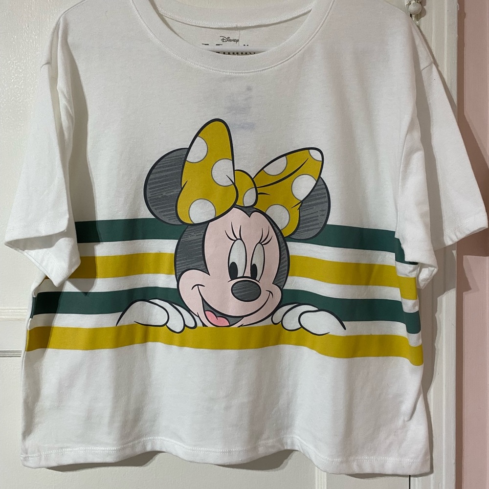 Disney Minnie Mouse TShirt, Size XL, White, NWT